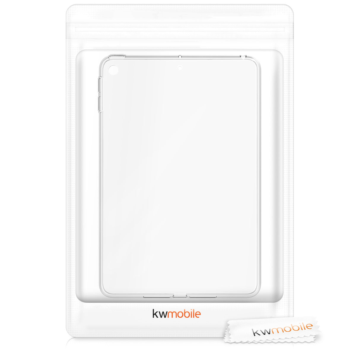 kwmobile Case Compatible with Apple iPad Mini 5 (2019) Case - Soft Silicone Case Transparent - Tablet Cover