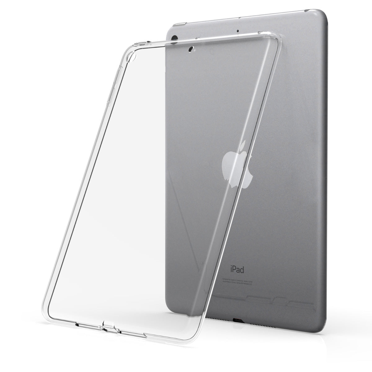 kwmobile Case Compatible with Apple iPad Mini 5 (2019) Case - Soft Silicone Case Transparent - Tablet Cover