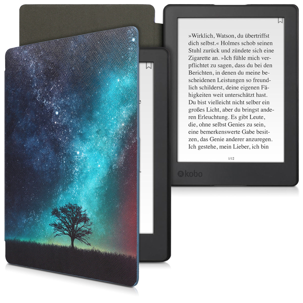 Kobo Aura H2O Edition 2 with Auto Sleep eReader Flip Case
