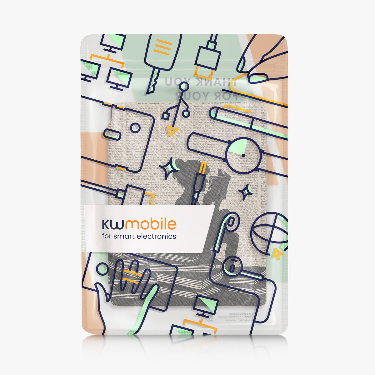Kobo Aura H2O Edition 2 with Auto Sleep eReader Flip Case