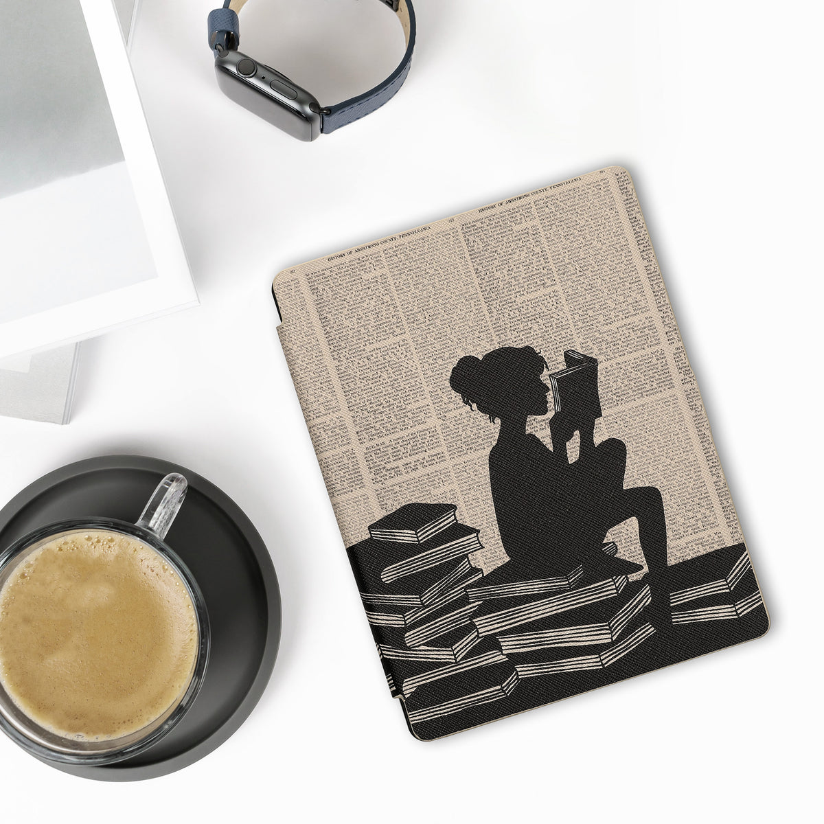 Kobo Aura H2O Edition 2 with Auto Sleep eReader Flip Case