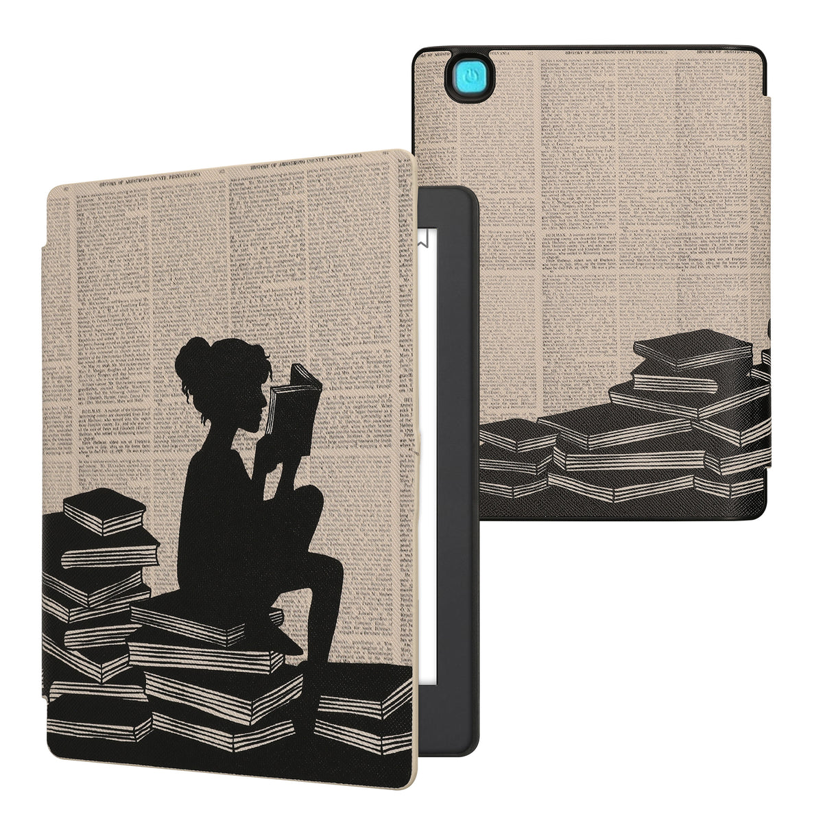 Kobo Aura H2O Edition 2 with Auto Sleep eReader Flip Case
