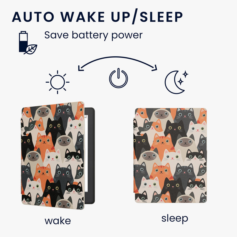 Kobo Aura H2O Edition 2 with Auto Sleep eReader Flip Case