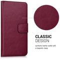kwmobile Case compatible with Samsung Galaxy J3 (2017) DUOS Faux Leather Wallet Case with Card Slots