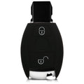 kwmobile Car Key Cover Compatible with Mercedes Benz 2-Button Car Key (Keyless Go Only) Case - Key Fob Cover Don't touch my Key