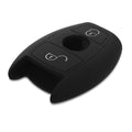 kwmobile Car Key Cover Compatible with Mercedes Benz 2-Button Car Key (Keyless Go Only) Case - Key Fob Cover Don't touch my Key