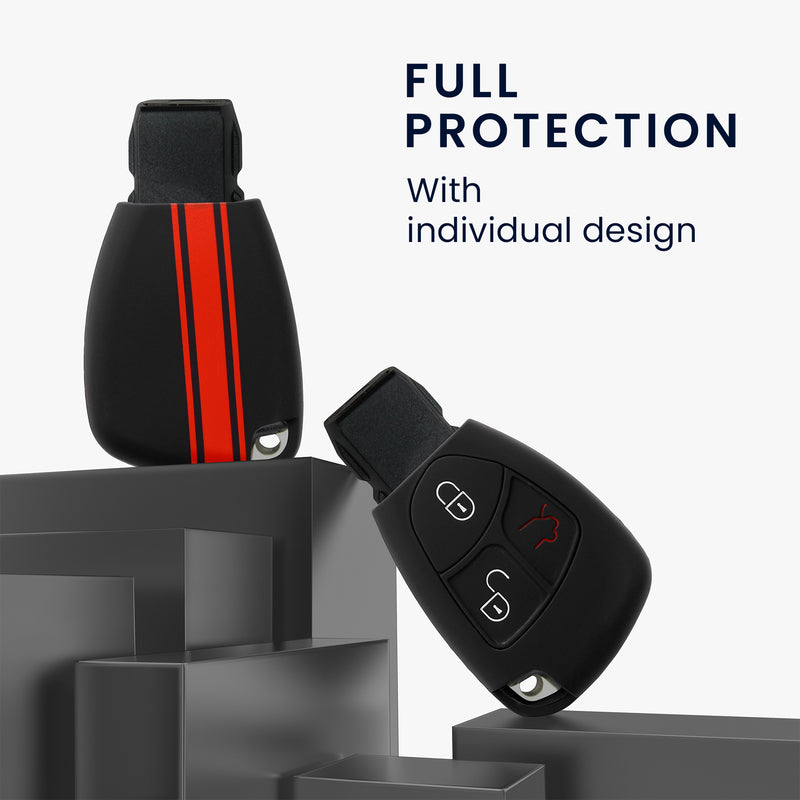 kwmobile Car Key Cover compatible with Mercedes Benz 2-3-Button Car Key Cover