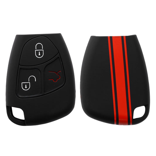 kwmobile Car Key Cover compatible with Mercedes Benz 2-3-Button Car Key Cover
