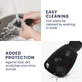kwmobile Car Key Cover compatible with Mercedes Benz 2-3-Button Car Key Cover