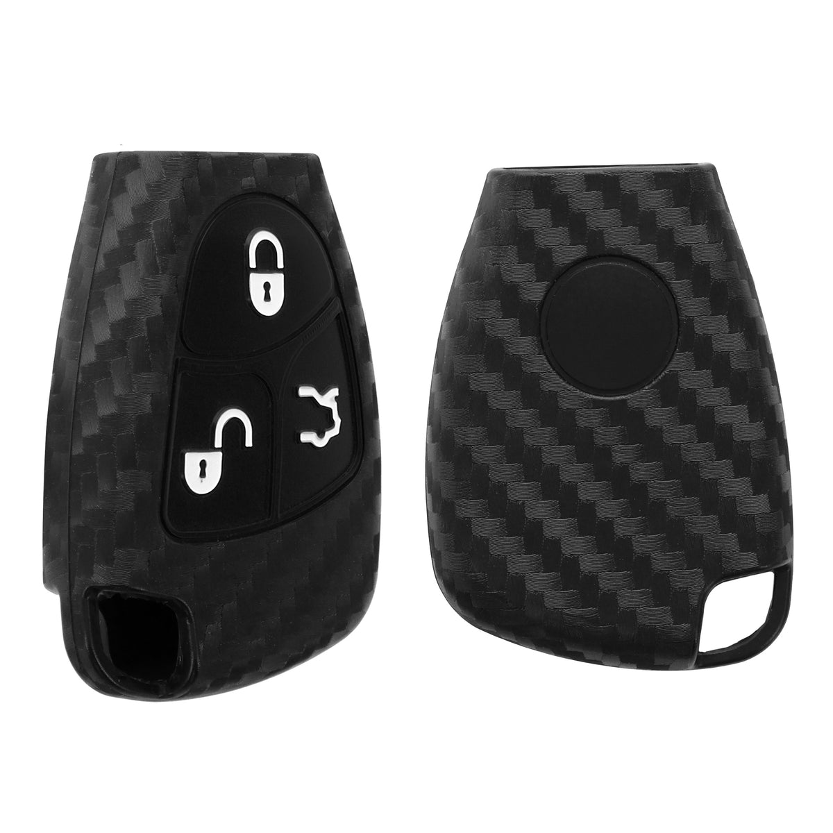 kwmobile Car Key Cover compatible with Mercedes Benz 2-3-Button Car Key Cover