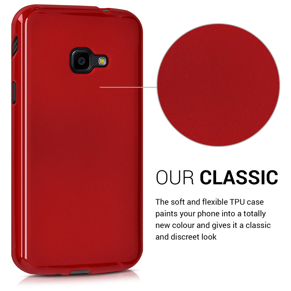 kwmobile Phone Case for Samsung Galaxy Xcover 4 / 4S - Wireless Charging - Protective Cover