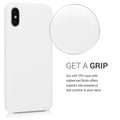 kwmobile Case for Apple iPhone X - Silicone Phone Cover - Wireless Charging Protective Case