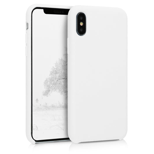 kwmobile Case for Apple iPhone X - Silicone Phone Cover - Wireless Charging Protective Case