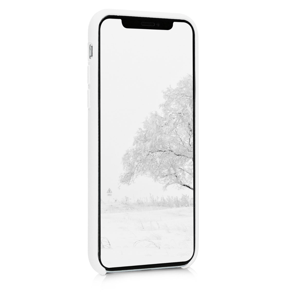 kwmobile Case for Apple iPhone X - Silicone Phone Cover - Wireless Charging Protective Case