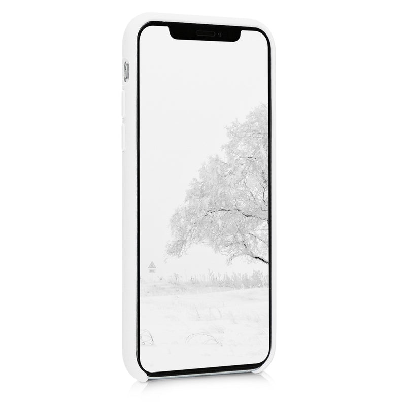 kwmobile Case for Apple iPhone X - Silicone Phone Cover - Wireless Charging Protective Case