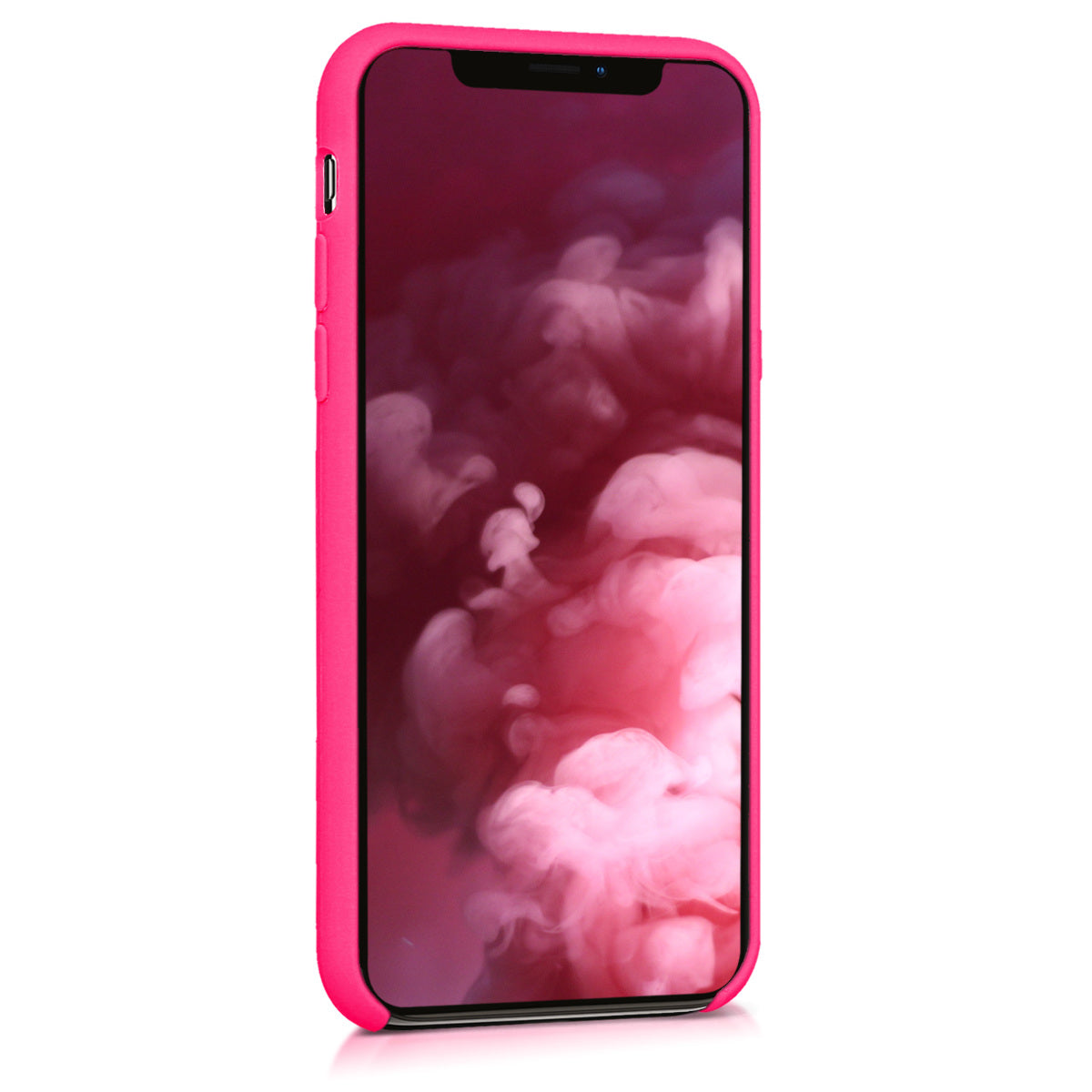 kwmobile Case for Apple iPhone X - Silicone Phone Cover - Wireless Charging Protective Case