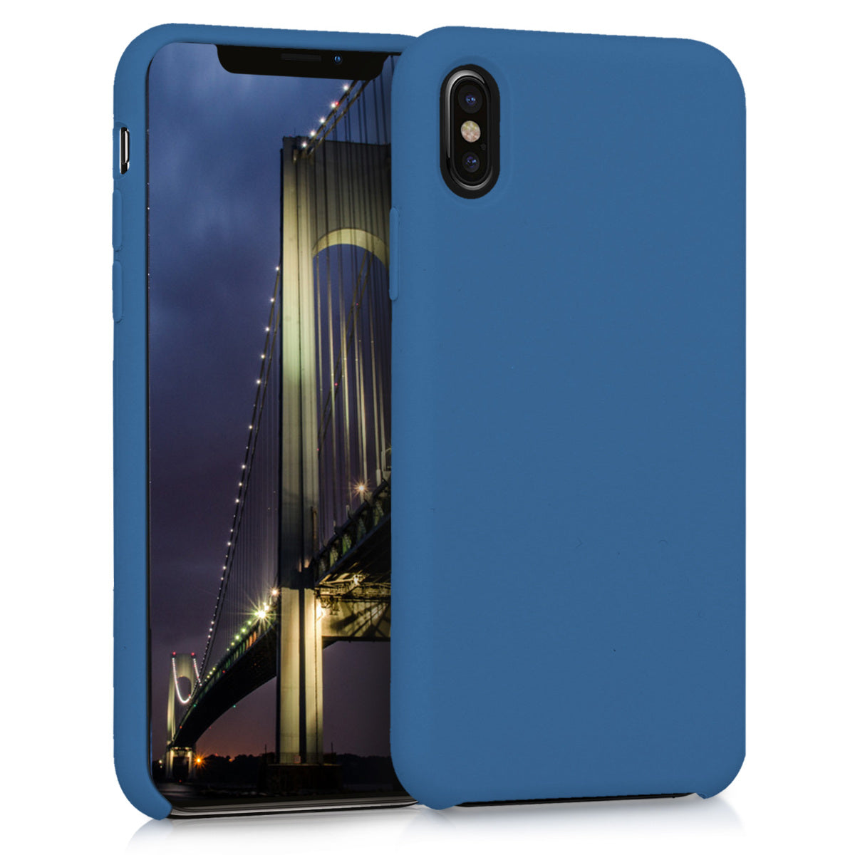 kwmobile Case for Apple iPhone X - Silicone Phone Cover - Wireless Charging Protective Case
