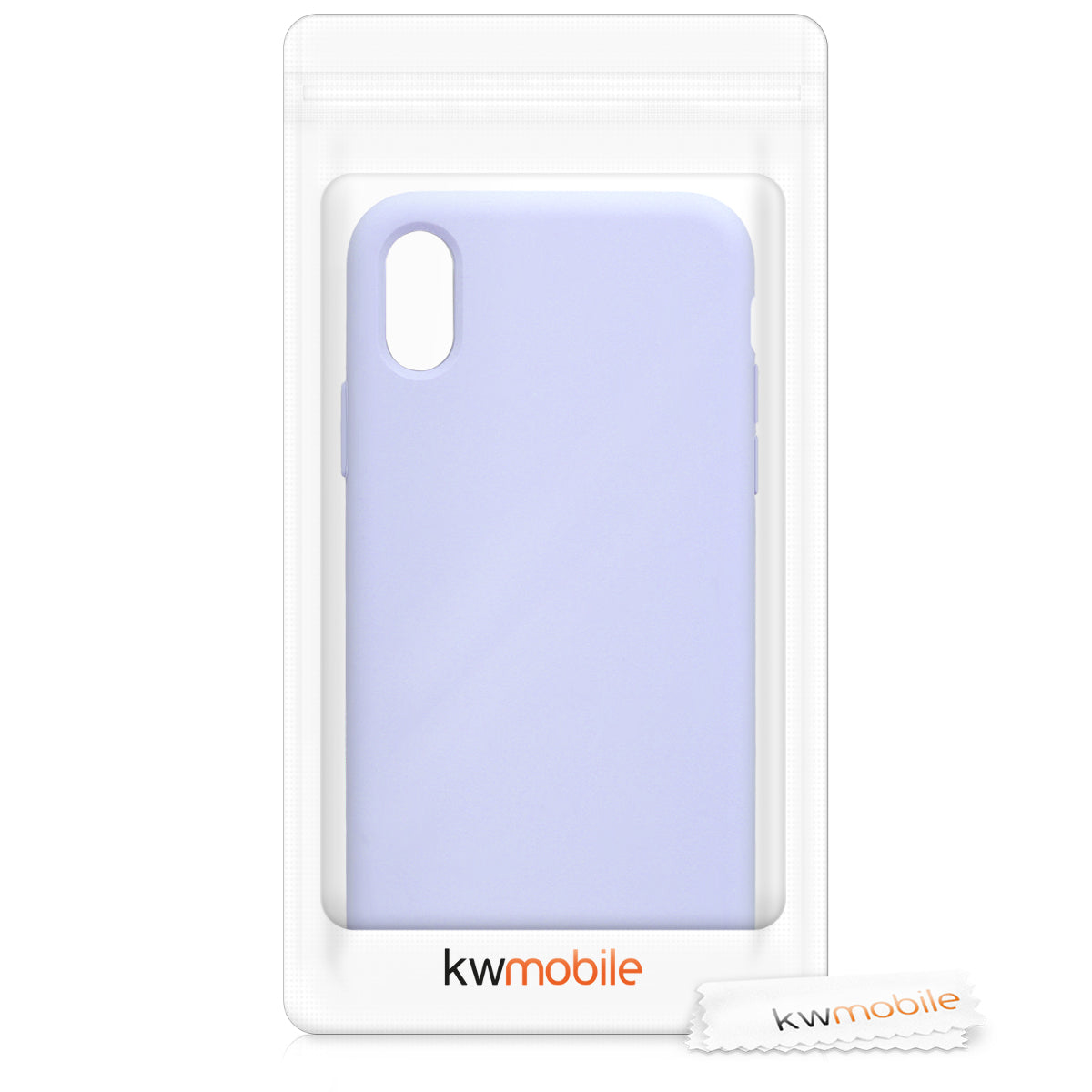 kwmobile Case for Apple iPhone X - Silicone Phone Cover - Wireless Charging Protective Case