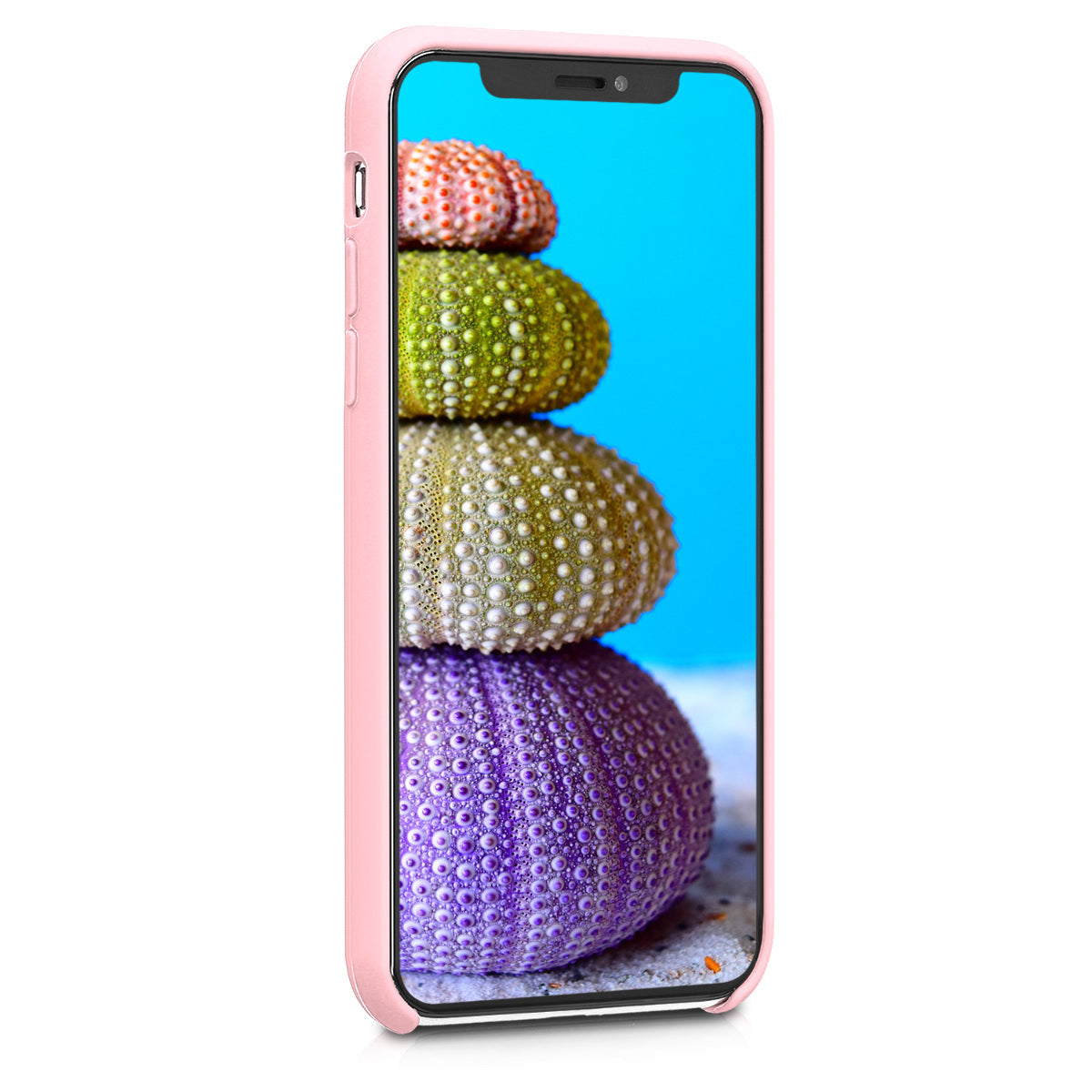 kwmobile Case for Apple iPhone X - Silicone Phone Cover - Wireless Charging Protective Case