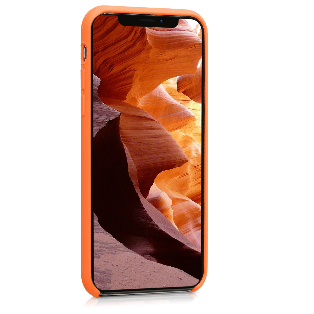 kwmobile Case for Apple iPhone X - Silicone Phone Cover - Wireless Charging Protective Case