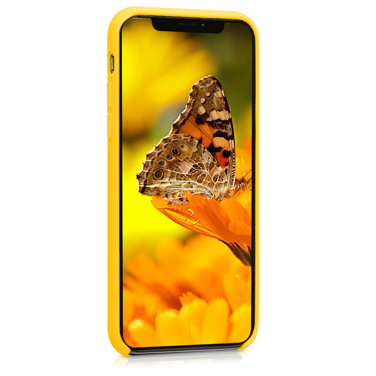 kwmobile Case for Apple iPhone X - Silicone Phone Cover - Wireless Charging Protective Case