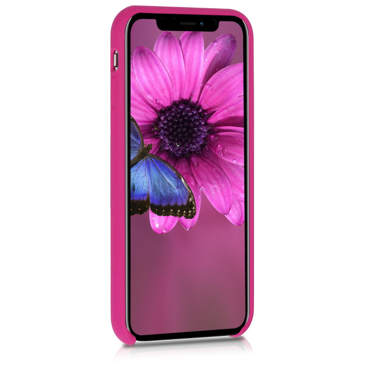 kwmobile Case for Apple iPhone X - Silicone Phone Cover - Wireless Charging Protective Case