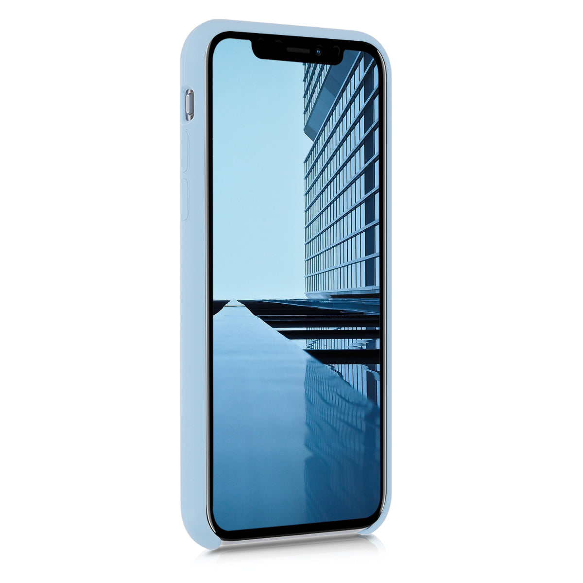 kwmobile Case for Apple iPhone X - Silicone Phone Cover - Wireless Charging Protective Case