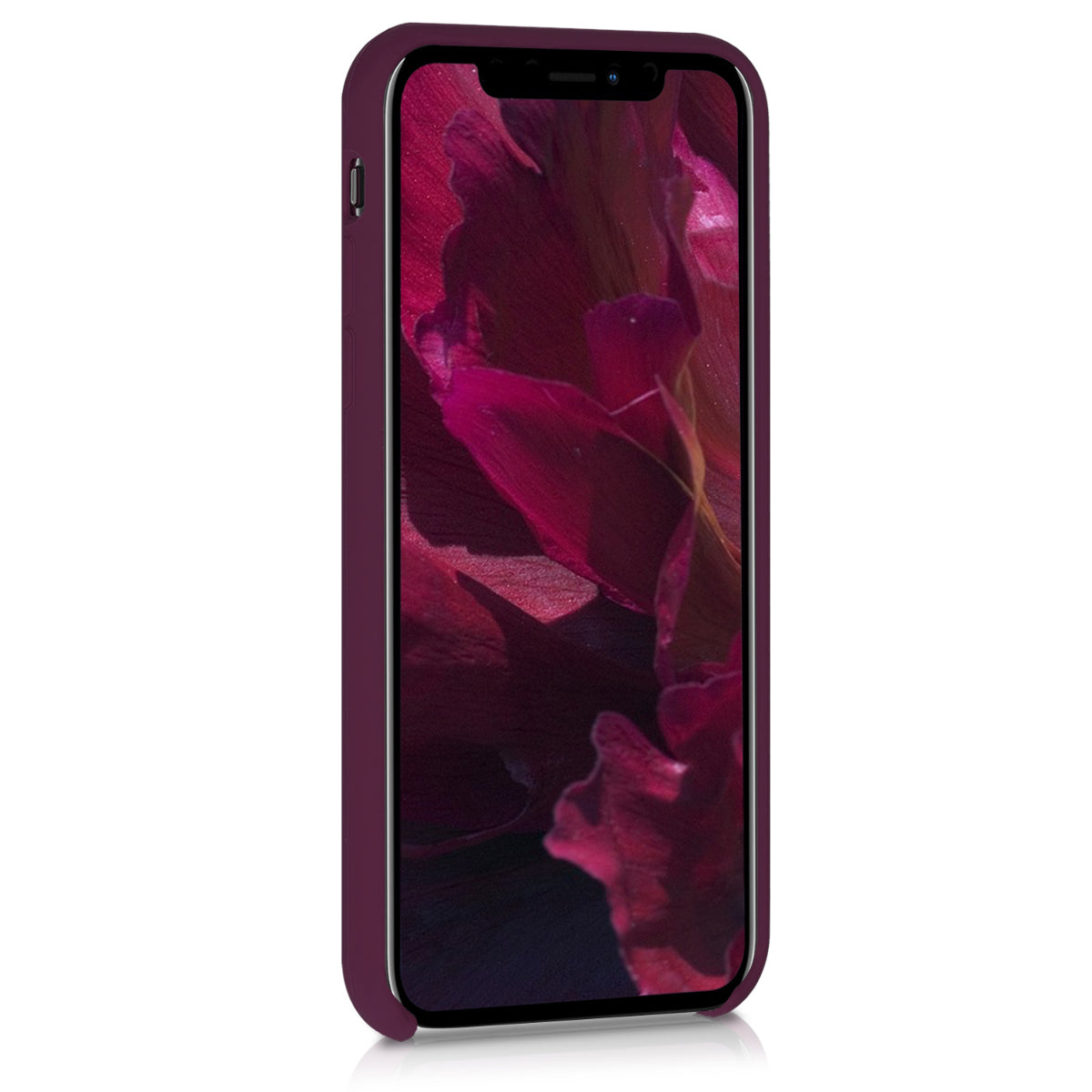 kwmobile Case for Apple iPhone X - Silicone Phone Cover - Wireless Charging Protective Case