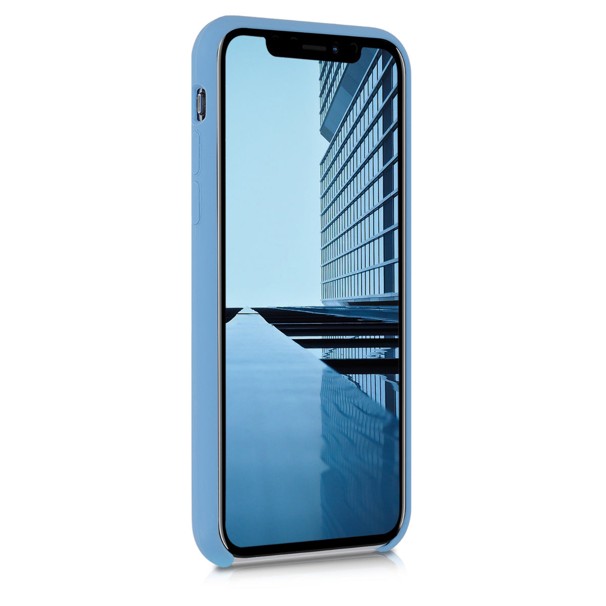 kwmobile Case for Apple iPhone X - Silicone Phone Cover - Wireless Charging Protective Case
