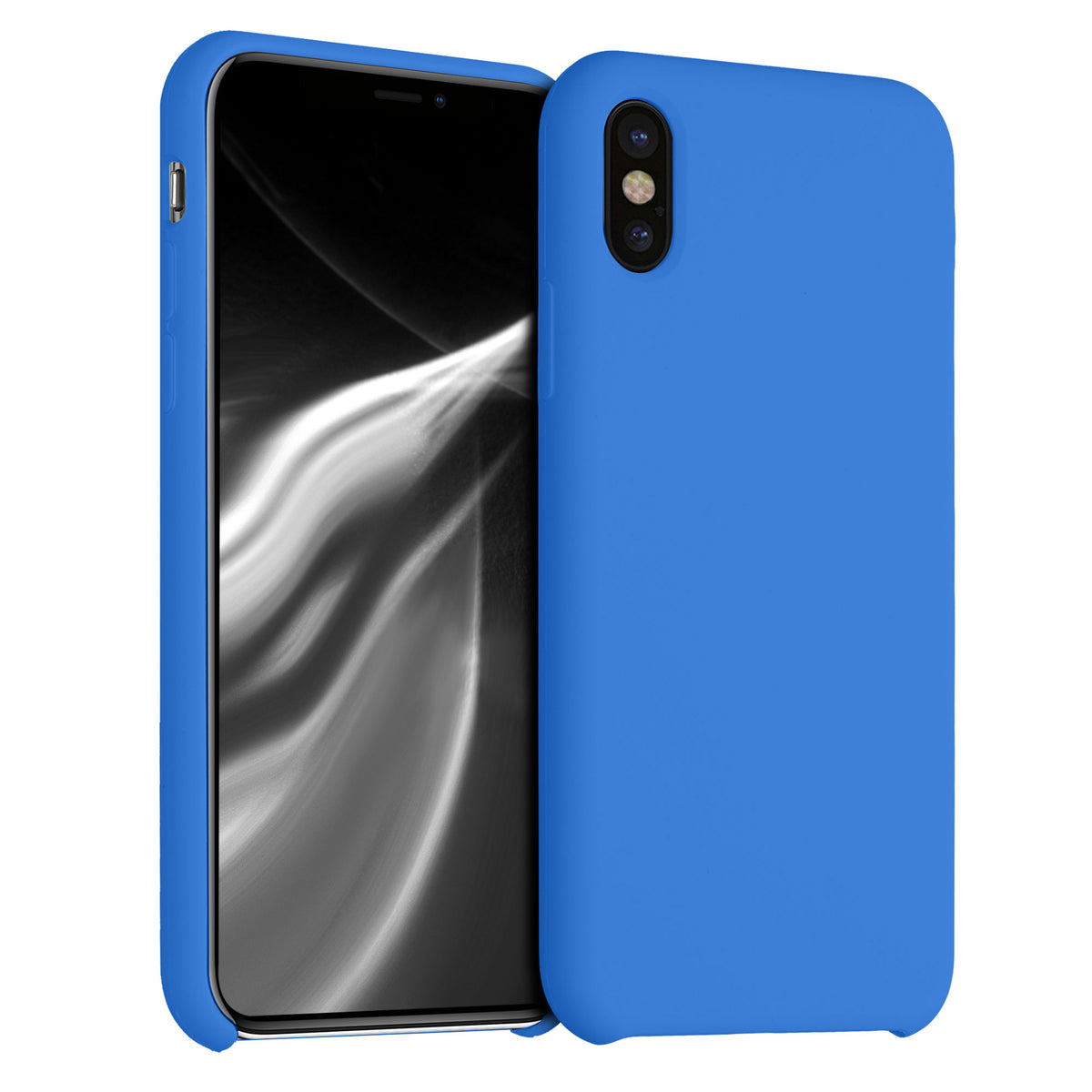 kwmobile Case for Apple iPhone X - Silicone Phone Cover - Wireless Charging Protective Case