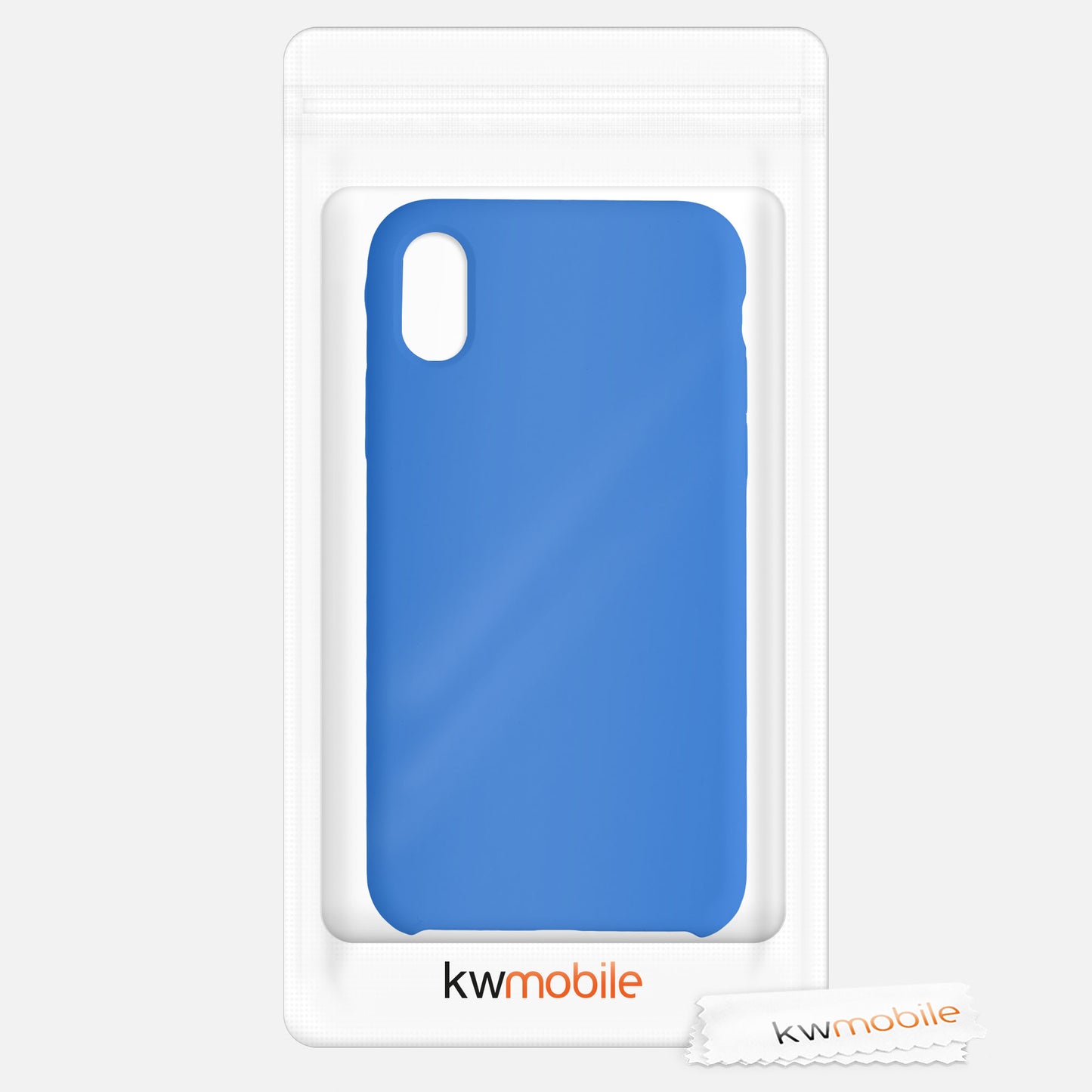 kwmobile Case for Apple iPhone X - Silicone Phone Cover - Wireless Charging Protective Case