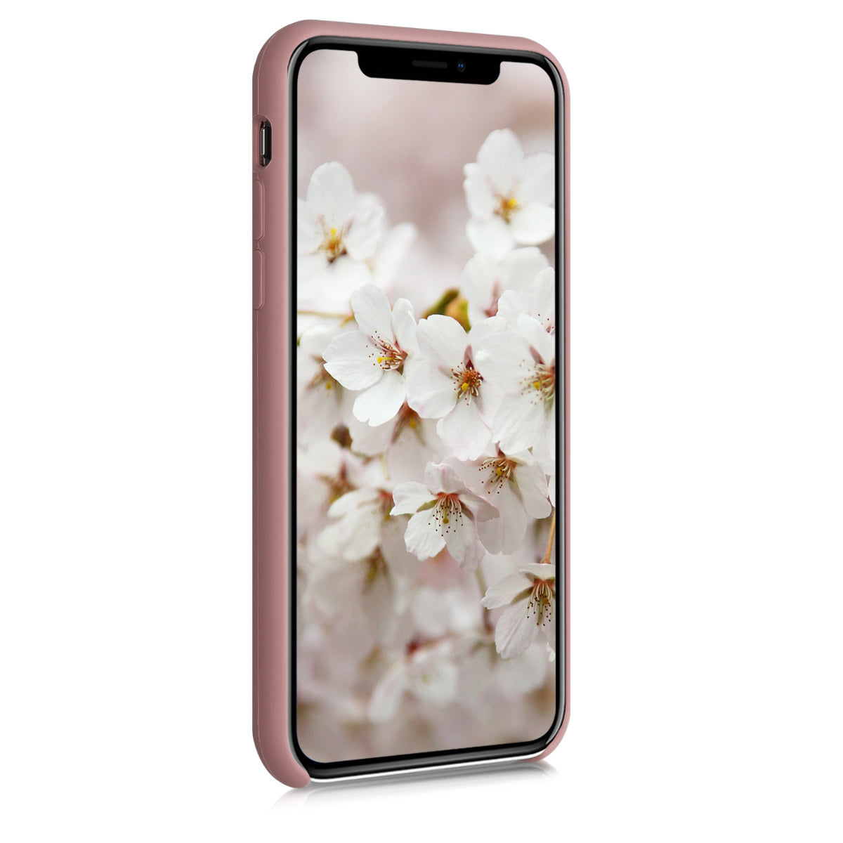 kwmobile Case for Apple iPhone X - Silicone Phone Cover - Wireless Charging Protective Case