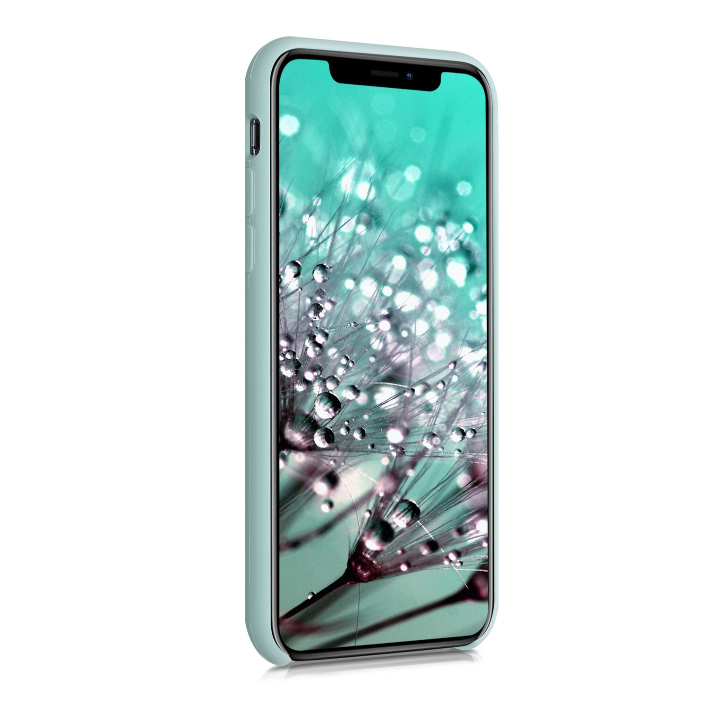 kwmobile Case for Apple iPhone X - Silicone Phone Cover - Wireless Charging Protective Case