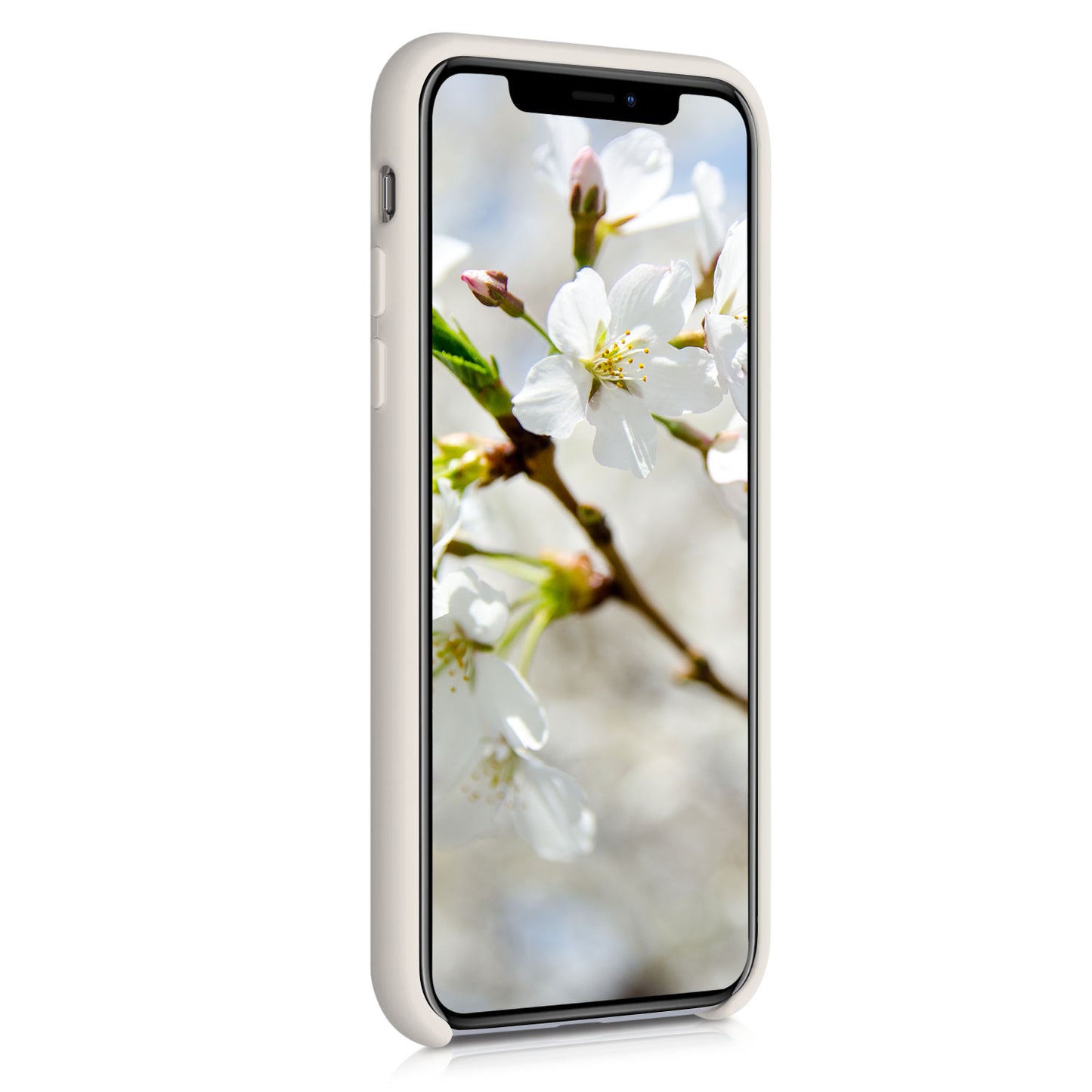 kwmobile Case for Apple iPhone X - Silicone Phone Cover - Wireless Charging Protective Case