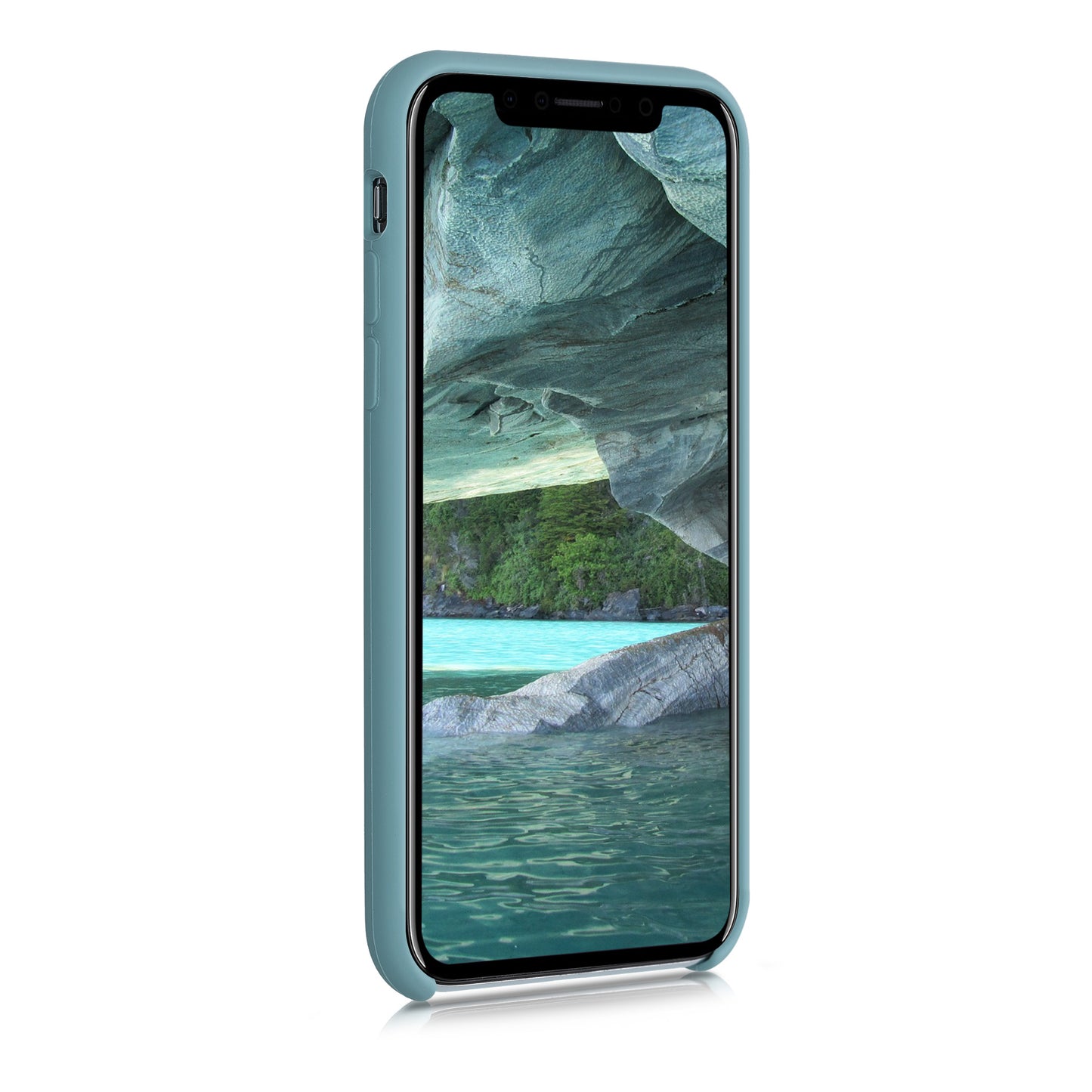 kwmobile Case for Apple iPhone X - Silicone Phone Cover - Wireless Charging Protective Case