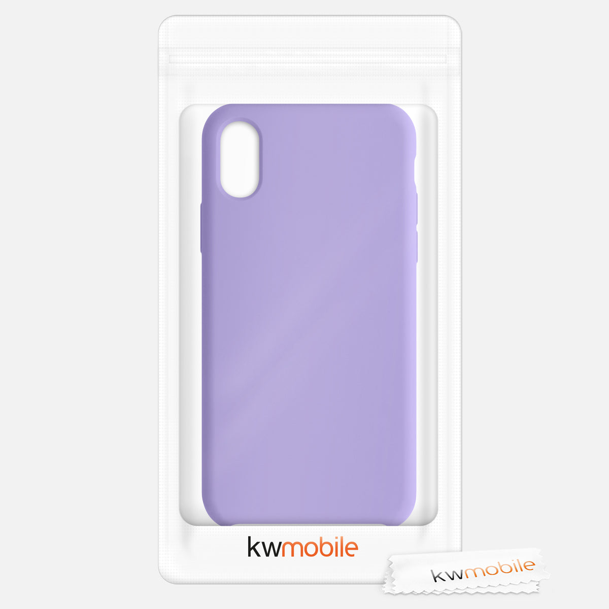 kwmobile Case for Apple iPhone X - Silicone Phone Cover - Wireless Charging Protective Case