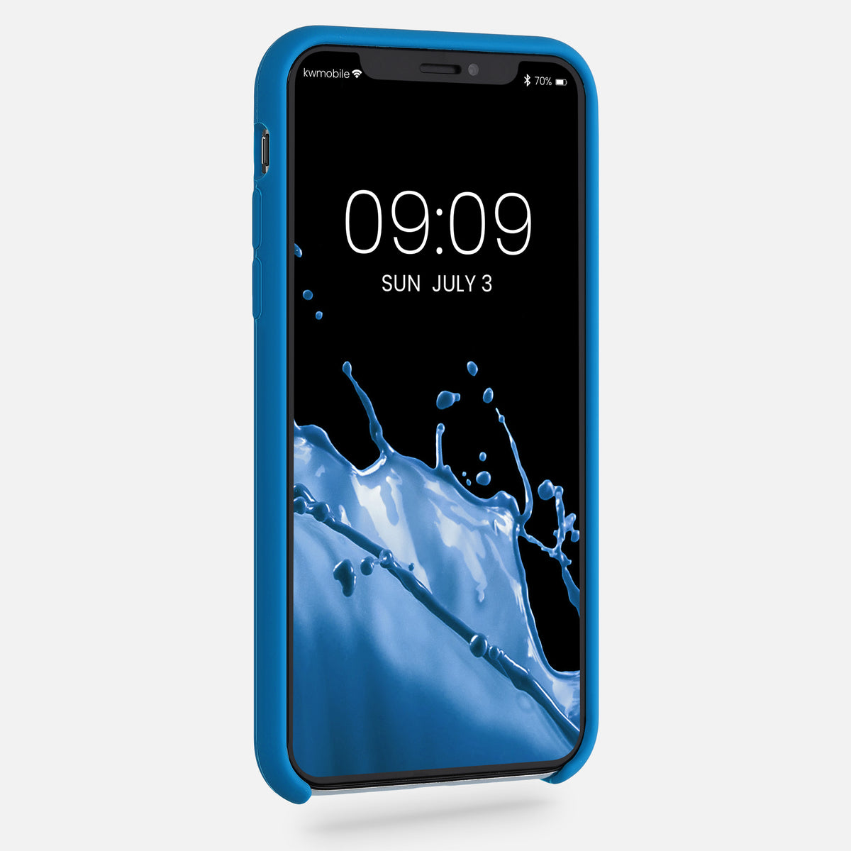 kwmobile Case for Apple iPhone X - Silicone Phone Cover - Wireless Charging Protective Case