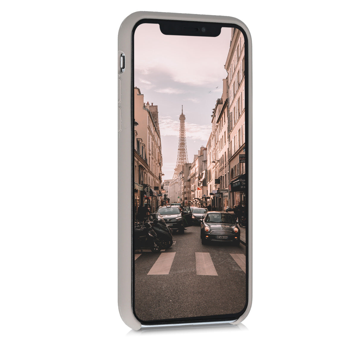 kwmobile Case for Apple iPhone X - Silicone Phone Cover - Wireless Charging Protective Case