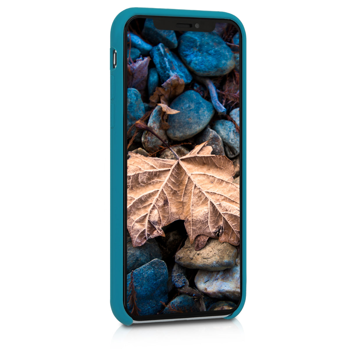 kwmobile Case for Apple iPhone X - Silicone Phone Cover - Wireless Charging Protective Case