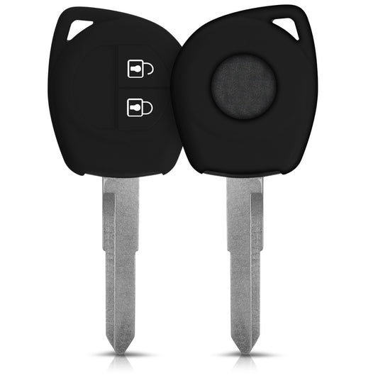 kwmobile Car Key Cover Compatible with Suzuki 2-Button Car Key