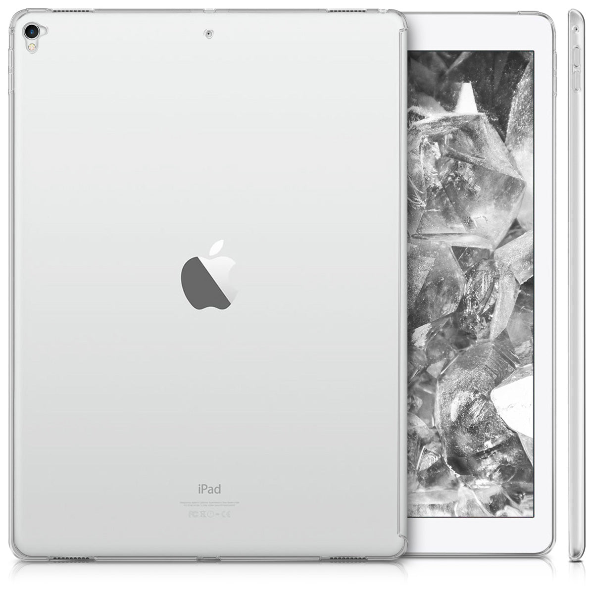 kwmobile Case Compatible with Apple iPad Pro 12.9" (2015 / 2017) - Tablet Cover - Tab Case Silicone Protective Case