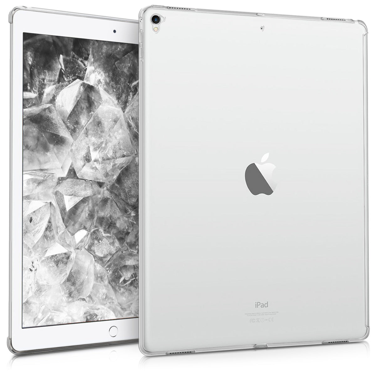kwmobile Case Compatible with Apple iPad Pro 12.9" (2015 / 2017) - Tablet Cover - Tab Case Silicone Protective Case