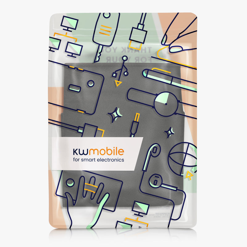 kwmobile Monitor Cover compatible with 20-22" Monitor - PC Display Dust Cover - Computer Screen Case