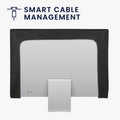 kwmobile Monitor Cover compatible with 20-22" Monitor - PC Display Dust Cover - Computer Screen Case