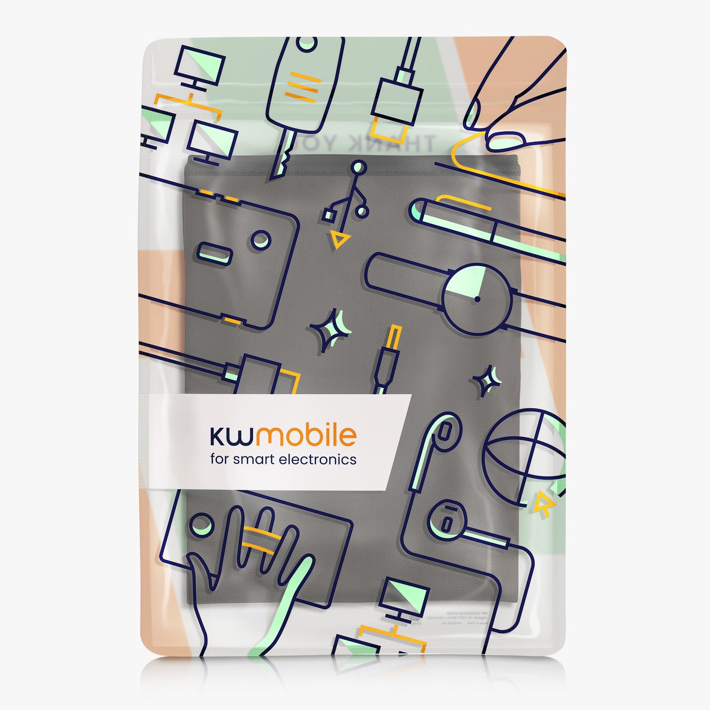 kwmobile Monitor Cover compatible with 20-22" Monitor - PC Display Dust Cover - Computer Screen Case