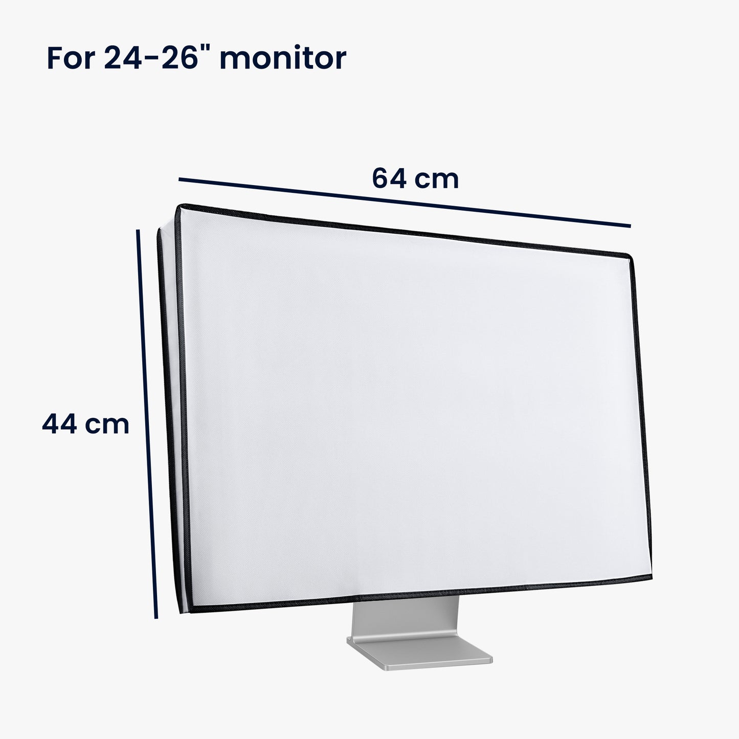kwmobile Screen Protector compatible with 24-26" Monitor Cover PC Display Computer Case