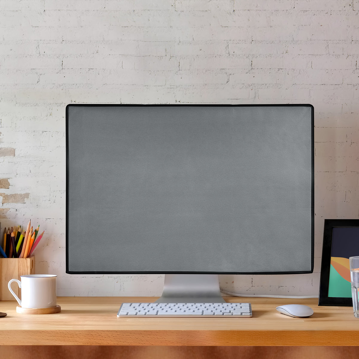 kwmobile Screen Protector compatible with 24-26" Monitor Cover PC Display Computer Case
