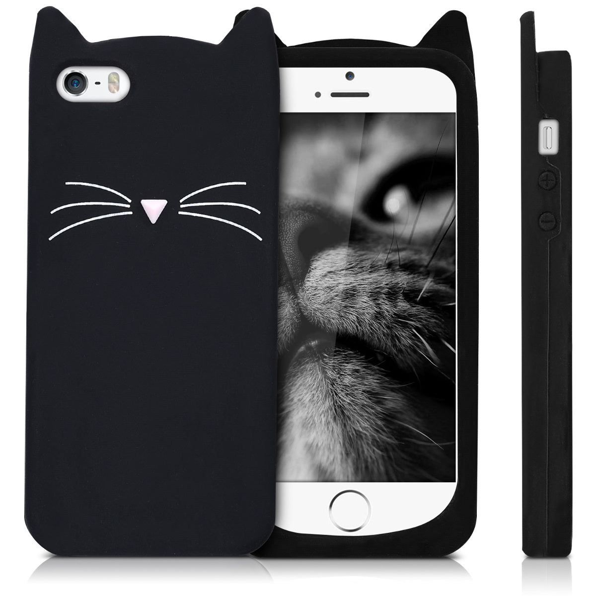 kwmobile Protective Case compatible with Apple iPhone SE (1st Gen 2016) / iPhone 5 / iPhone 5S - Phone Cover - Phone Case - Cover Case