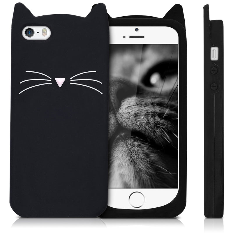 kwmobile Protective Case compatible with Apple iPhone SE (1st Gen 2016) / iPhone 5 / iPhone 5S - Phone Cover - Phone Case - Cover Case