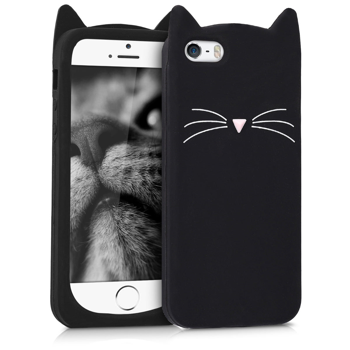 kwmobile Protective Case compatible with Apple iPhone SE (1st Gen 2016) / iPhone 5 / iPhone 5S - Phone Cover - Phone Case - Cover Case